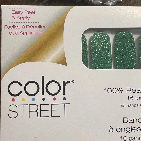 Queen of Green Glitter Nail Polish Strips- Color Street - Picture 2 of 4